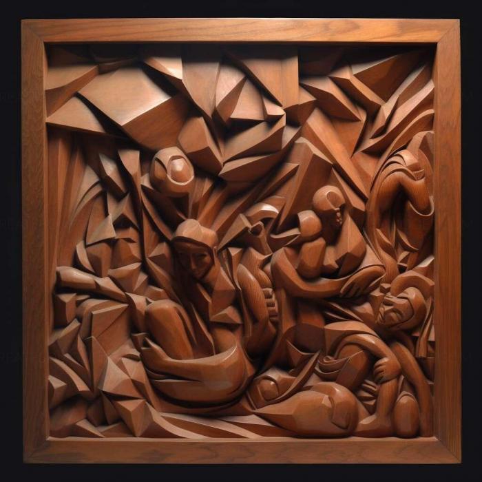 نموذج ثلاثي الأبعاد لآلة CNC 3D Art 